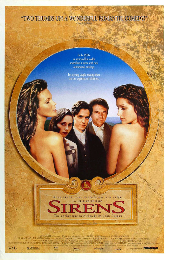 Sirens / Сирены (John Duigan, British Screen) [1994 г., Erotic, drama, romance, Blu-Ray, 1080p] (Hugh Grant, Tara Fitzgerald, Sam Neill, Elle Macpherson, Portia de Rossi, Tziporah Malkah, Pamela Rabe, John Polson) rus ]
