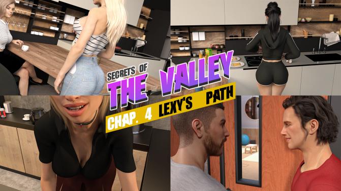 Secrets of the Valley Remake [InProgress, 0.4.0] (Lustfer Games) [uncen] [2022, ADV, 3DCG, Male protagonist, Animation, Anal sex, Footjob, Handjob, Male domination, MILF, Harem, Vaginal sex, Voyeurism, Mobile game] [rus+eng]