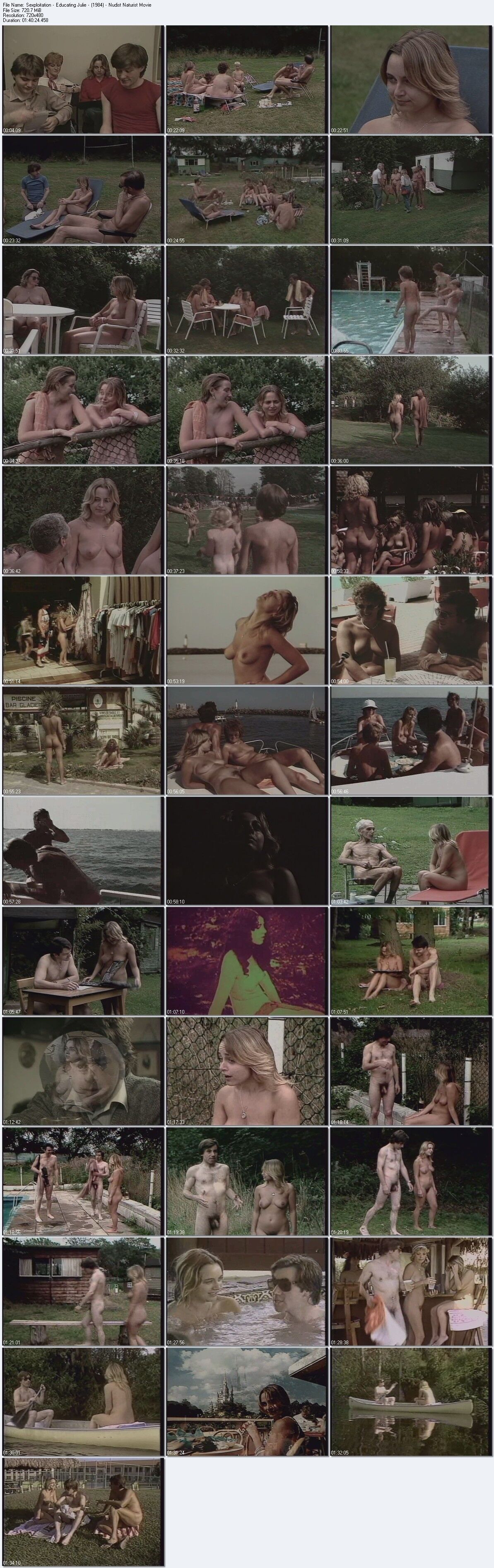 Education Julie / Julia Education (Gail Hardman) [1984, Nudism / Naturism Documentary, DVDRip] – Porn torrents download