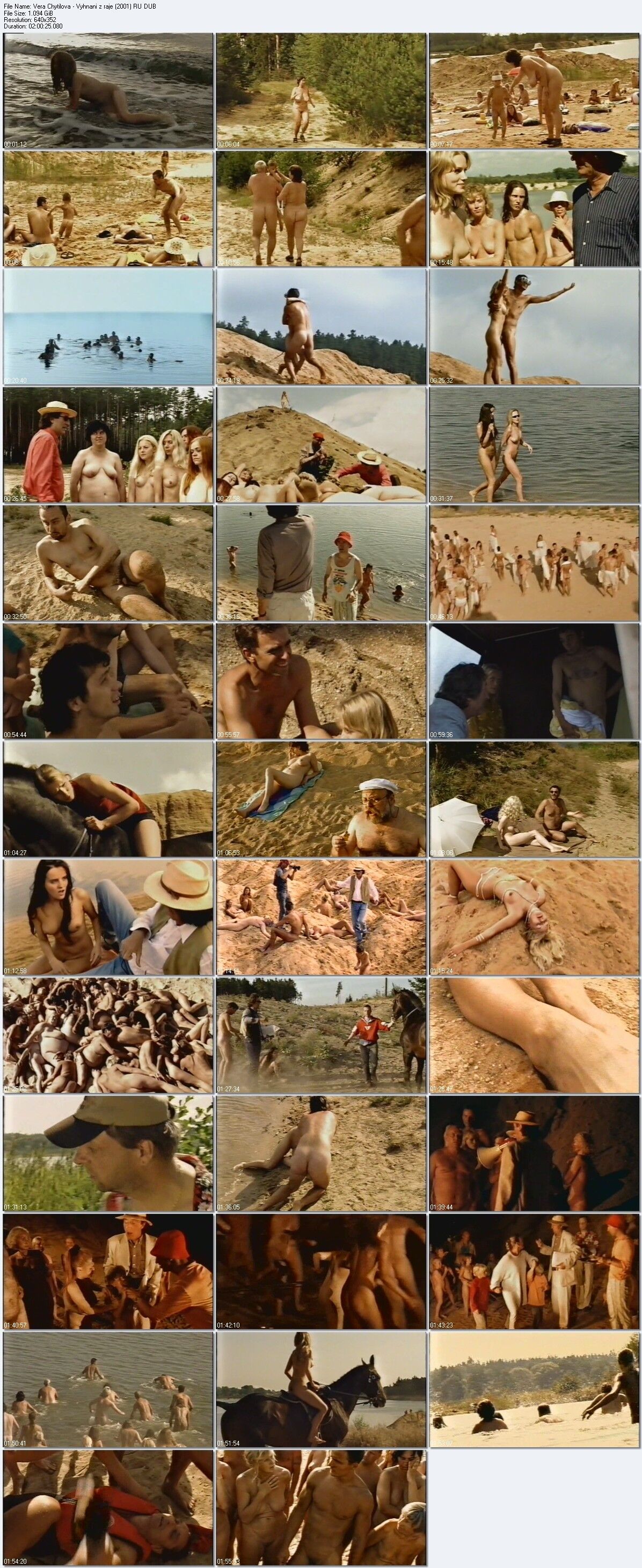 Vyhnání z ráje / from paradise (Vera Chytilová (Vera Hitilova)) [2001, Nudism / Naturism Comedy, DVDRip] [RUS] – Porn torrents download
