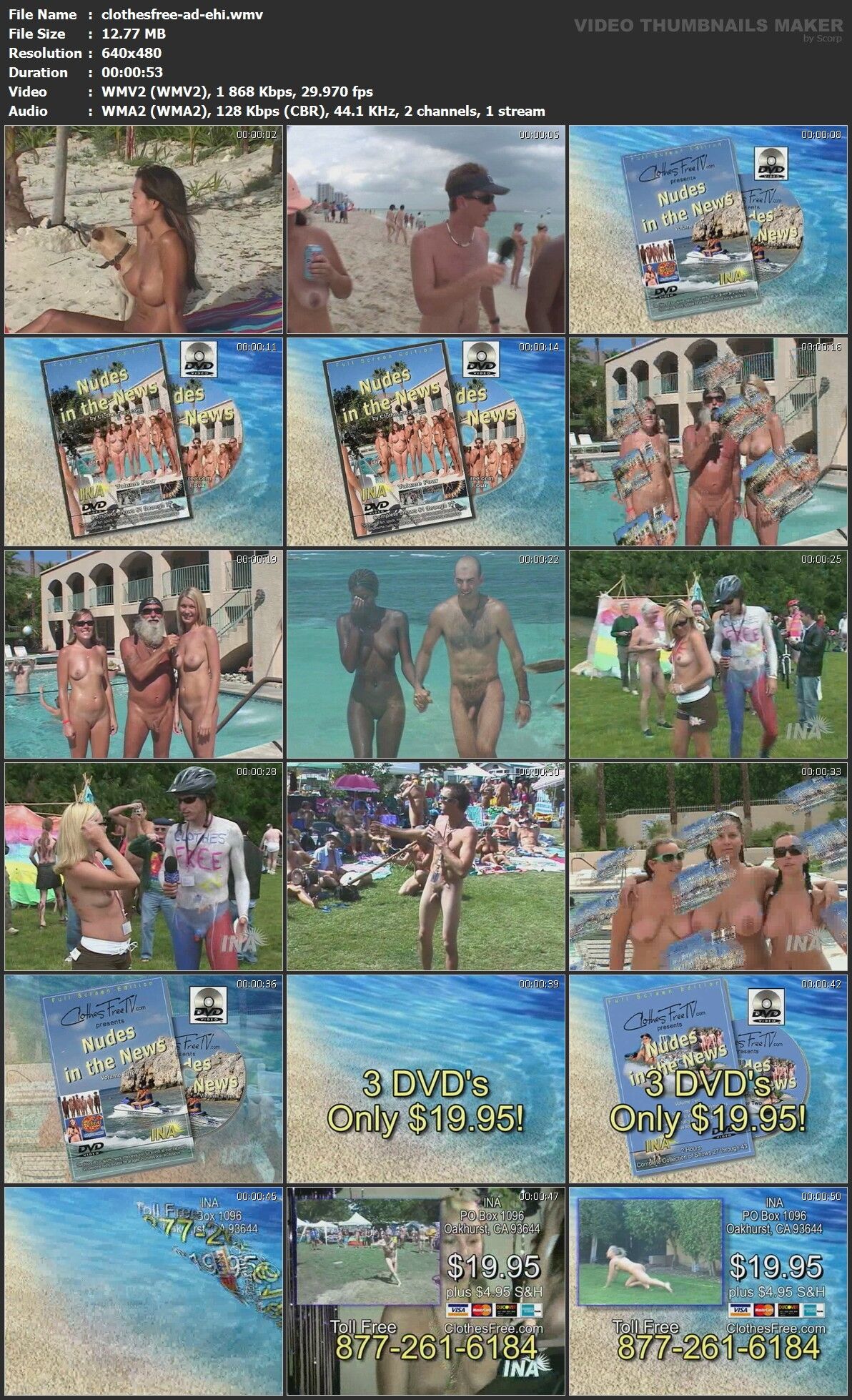 Nudist Clips-26 / Clips with nudistami-26 [Nudism / Naturism Documentary] – Porn torrents download