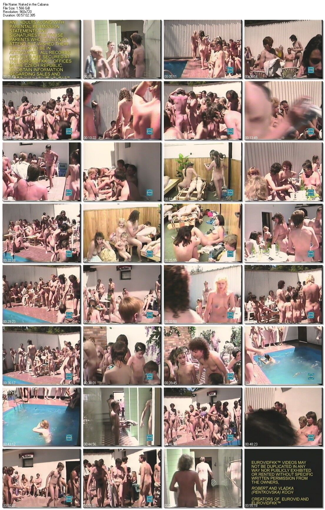 Naked in the Cabana / Nude in Kabana (Eurovid FKK) [1992, Nudism, Naturism, Vhsrip] – Porn torrents download