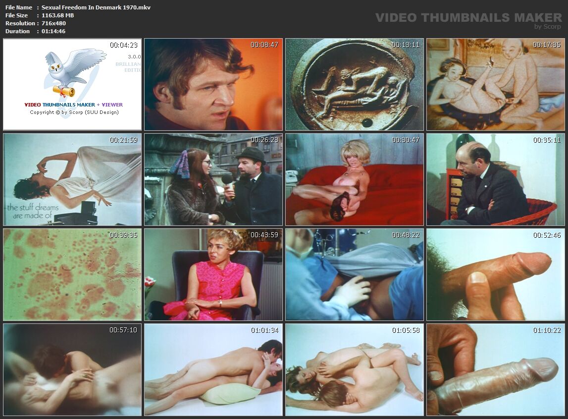 Sexual Freedom In Denmark / Sexy Freedom in Denmark (John Lamb, Horizon Productions (II)) [1970, Documentary | Adult, dvdrip] – Porn torrents download