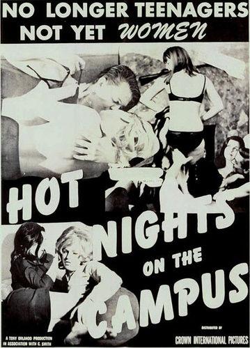 Hot Nights on the Campus / Горячие ночи на кампусе (Tony Orlando) [1966 г., Erotic, Drama, BDRip, 1080p] (Judy Adler, Darlene Bennett, Dale Call, Alpha Centuri, Sam Conrad, Gertrude Cross, Gigi Darlene, Marlene Eck, Sande N. Johnsen, Sean Martin, Bob ]