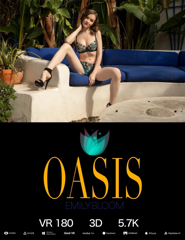 [TheEmilyBloom.com] Emily Bloom - Oasis [2021-02-19, 2D, Ukrainian, Tease, Posing, Solo, Young, Petite, Natural Tits, Outdoors, Erotic, Striptease, 1080p, UnknownRip]