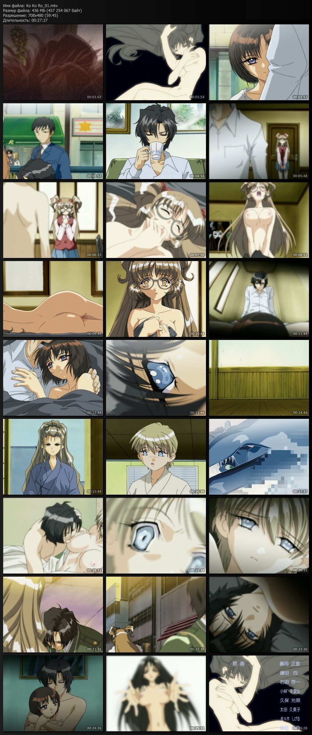 コ ・ コ ・ ロ ・ ・ ・/ KO KO RO / Heart / Heart (#23546; 門 保 人 / TERAKADO YASUHITO) (EP.1-2 of 2) [CEN] [2001, Romance, Drama, InceSt, InceSt, InceSt, InceSt, InceStVirgin, Rape, Violence, Sex Toys, DVDRip] [JAP / ENG / RUS] [480P]