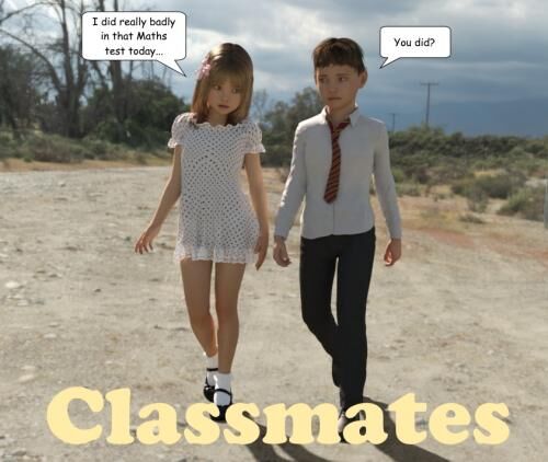 [Art] Classmates / Classmates (Jm600r) [uncen] [3DCG, Romance, Small tits/DFC, School, School Uniform, Consensual] [JPG]