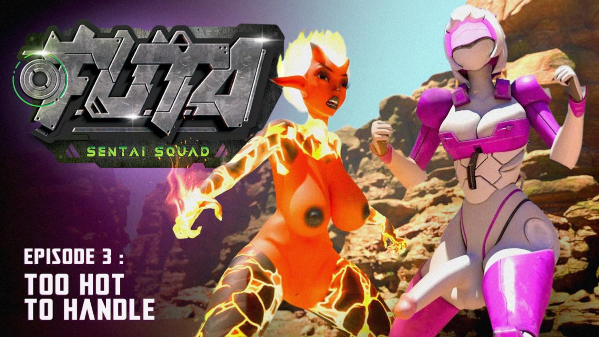 F.U.T.A. Sentai Squad Episode 3 - Too Hot To Handle / Squad F. U. T. A. Sentai Episode 3 : Too Hot to Handle (Agentredgirl / AdultTime)