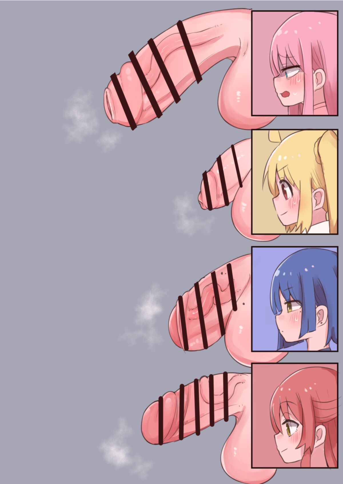 [ART] Collection of author zkky [cen] [futanari, femboy, solo, big penis] [JPG] [jap, eng]