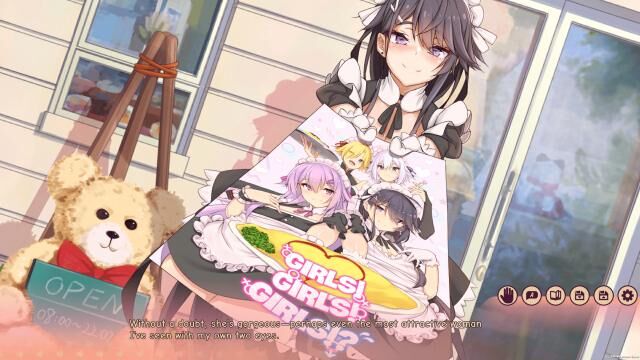 Girls! Girls! Girls!? (Myosuki) [uncen] [2023, ADV, Male Hero, Trap, Yaoi, Waitress, Crossdressing, City, Romance, Anal, Blowjob, Group, Young] [eng]