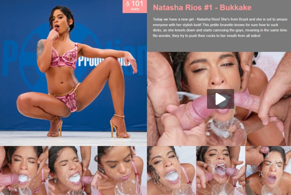 [PremiumBukkake.com] Natasha Rios #1 - Bukkake [2023 Bukkake ,Gangbang, Blowjobs, Cumshots, Swallow, Hardcore, 1080p]
