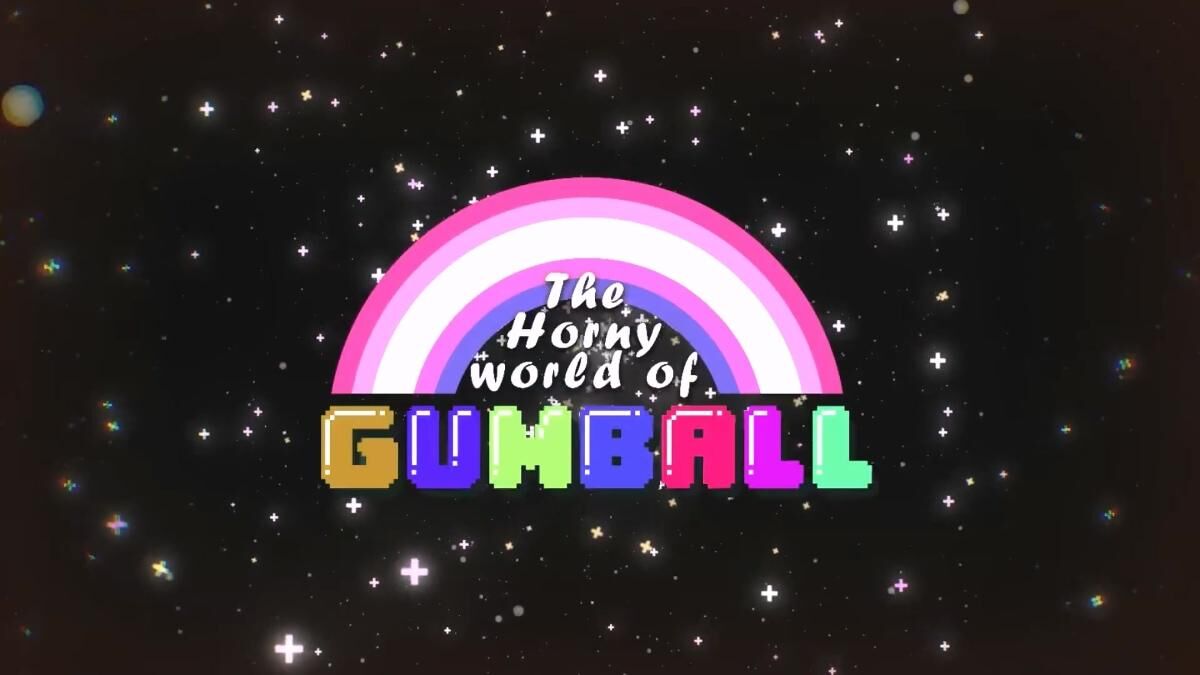 The Horny World Of Gumball (The Blackmail) / Lustful World Of Gumball (Blackmail) [2023, MILF, The Amazing World of Gumball, Blowjob, Teen, Big Tits, Big Cock, Cartoon, Deep Throat, Flashing, Incest, SiteRip] [eng ]