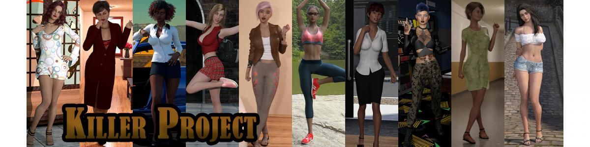 Killer Project [InProgress, 1.23.02] (PopSex Studio) [uncen] [2020, ADV, Sandbox, 3DCG, Animation, Male protagonist, Interracial, Milf, Voyeurism, Handjob, Blowjob, Exhibitionism, Masturbation, Vaginal, Violence, Footjob, Fisting, Female domination,