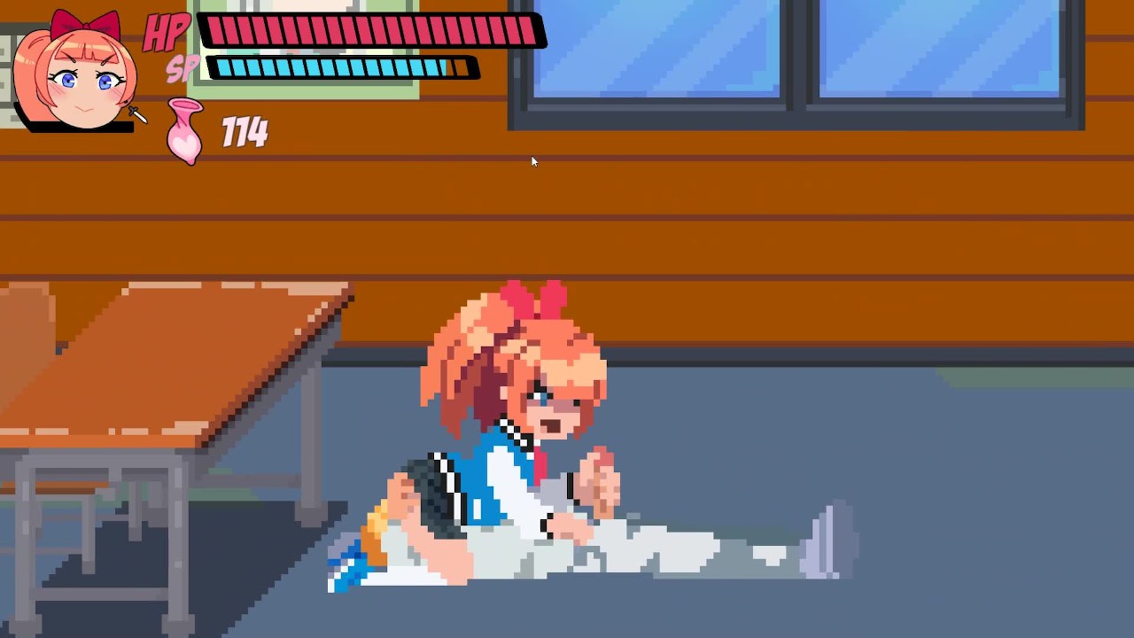 [CumingGaming] Lewd city girls [Hentai pixel game] mixed sex facial blowjob while face siting