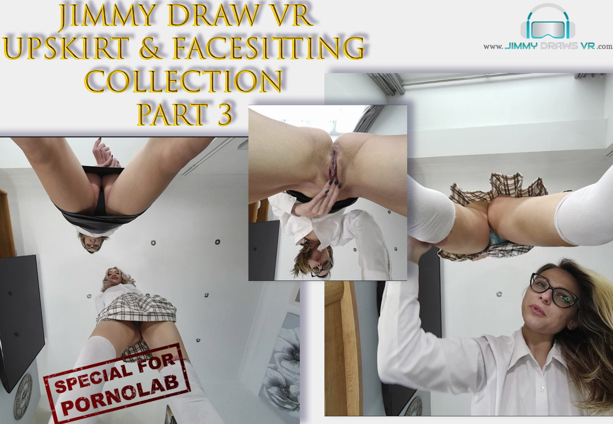 [JimmyDrawsVR.com] (41) Upslirt & facesitting collection Тематический сборник Часть 3/3 [Facesitting, Upskirt, CloseUp, Solo, Anal, Stocking, Nylons, Strisptease, Masturbation, Foot fetish] [2880 х 5760p, 3840 х 7680p] [Oculus / Vive / WMR / Valve Index /