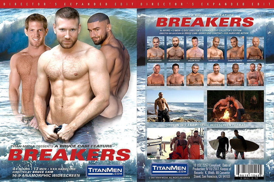 Breakers / Крушители (2 диска) (Bruce Cam, Titan Media) [2007 г., Muscles, Oral/Anal Sex, Big Dick, Rimming, Fisting, Group, Outdoor, Masturbation, Cumshots, DVDRip]