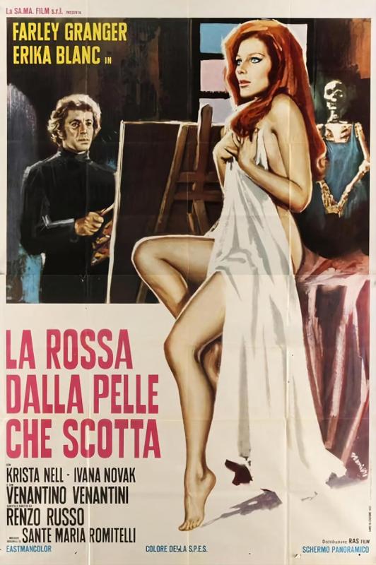 La rossa dalla pelle che scotta / Рыжая с горячей кожей (Renzo Russo, SaNa Film) [1972 г., Crime, Horror, Thriller, Erotic, DVDRip]