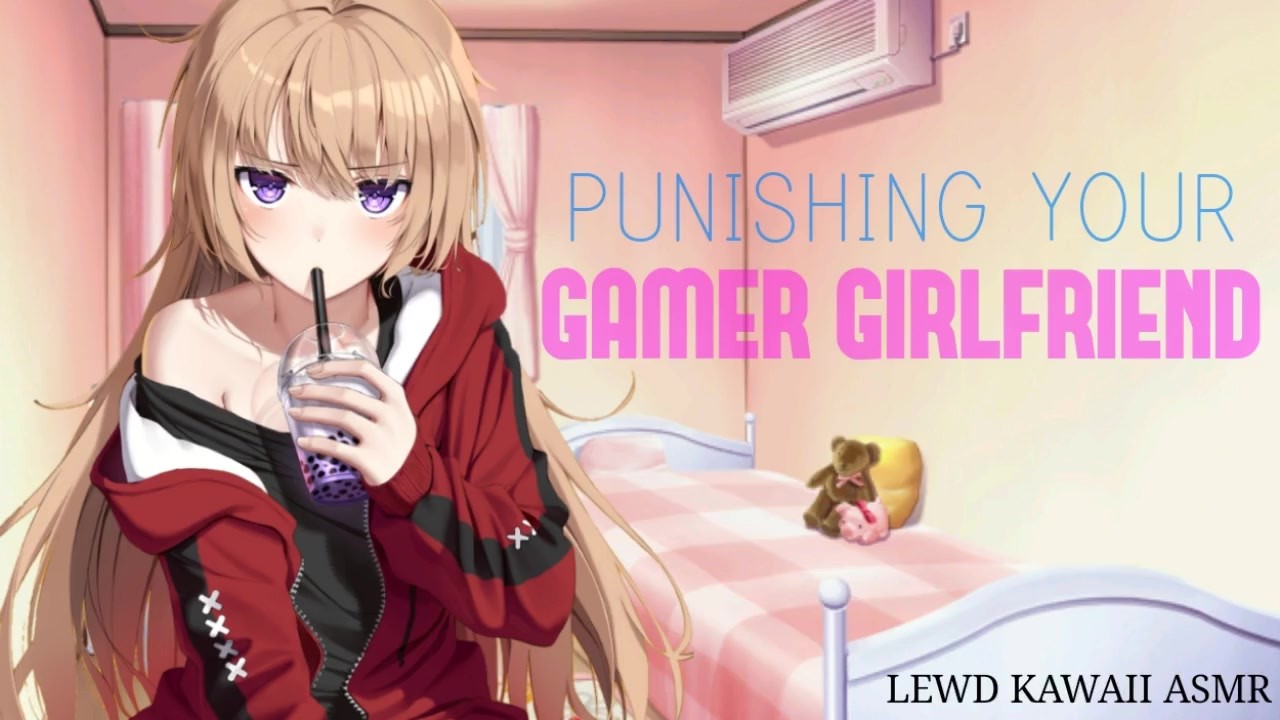 [Lewd Kawaii ASMR] Spanking your gamer girlfriend for raging (english asmr) (sound porn)