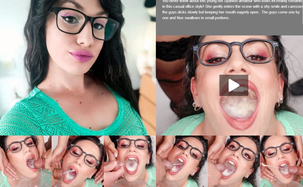 [8.4 GB] [PremiumBukkake.com] NOE WHITE # 1 - Bukkake Firt Camera [2020, Bukkake Gangbang, Blowjobs, Cumshots, Swallow Hardcore, 2160p]