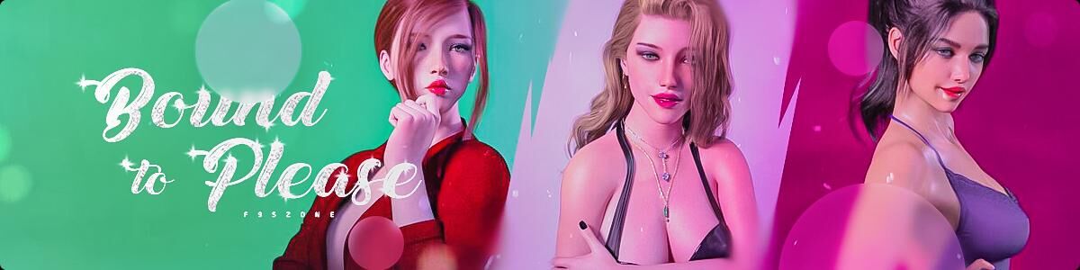 Bound to Please [InProgress, 01b] (VocalGames) [uncen] [2022, ADV, 3DCG, Animation, Anal sex, Big ass, Big tits, Exhibitionism, Female domination, Male domination, Male protagonist, Groping, Group sex, Handjob, Humiliation, Interracial, Masturbation,