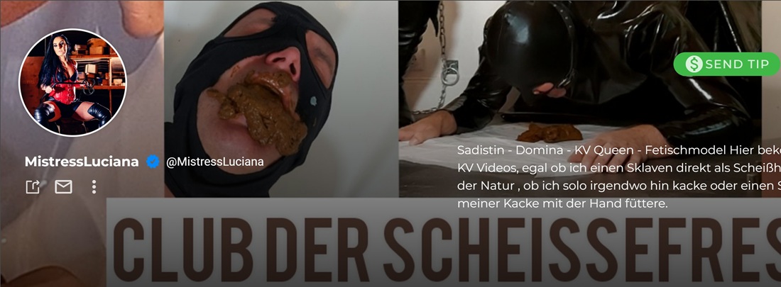 [Scatbook.com] Mistress Luciana / Mistress Luciana s Extreme Femdom and Scat Collection (57 роликов) [Scat, Anal, Pissing, Femdom, Kaviar, Foodplay, 720p, SiteRip]