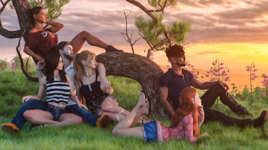 The Seven Realms [InProgress, 1.01] (SeptCloud Games) [uncen] [2024, ADV, Аnimation, Male Protagonist, Harem, Romance, Drama, Fantasy, Anal, Oral, Vaginal, Group, 69, Creampie, Footjob, Titsjob, Big Tits, Big Ass, Demon, Elf, Witch, Vampire, Ren Py] [rus]