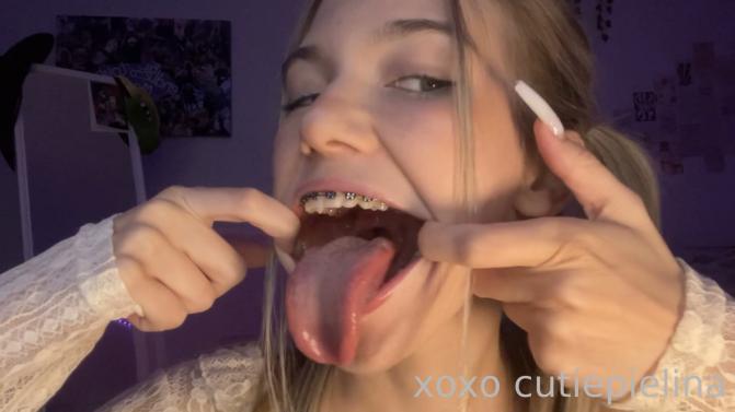 [127.1 MB] [Fansly.com] CrazyCuteLina - Braces Babe [2024 г., solo, teen, braces, 1080p, SiteRip]