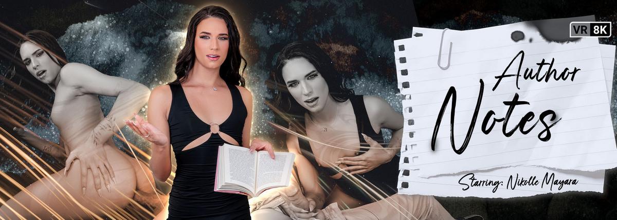 [20.45 GB] [VRBTrans.com] Nikolle Mayara (Author Notes) [2024г., cum on ass, reverse cowgirl, brazilian, cowgirl, tattoo, pov, brunette, big ass, blowjob, latina, anal, hardcore, transgender, transgirl on male, male on transgirl, doggy style, bareback anal, big tits, Virtual Reality, VR, True 8K, 3840p] [Oculus Rift / Quest 2 / Vive]