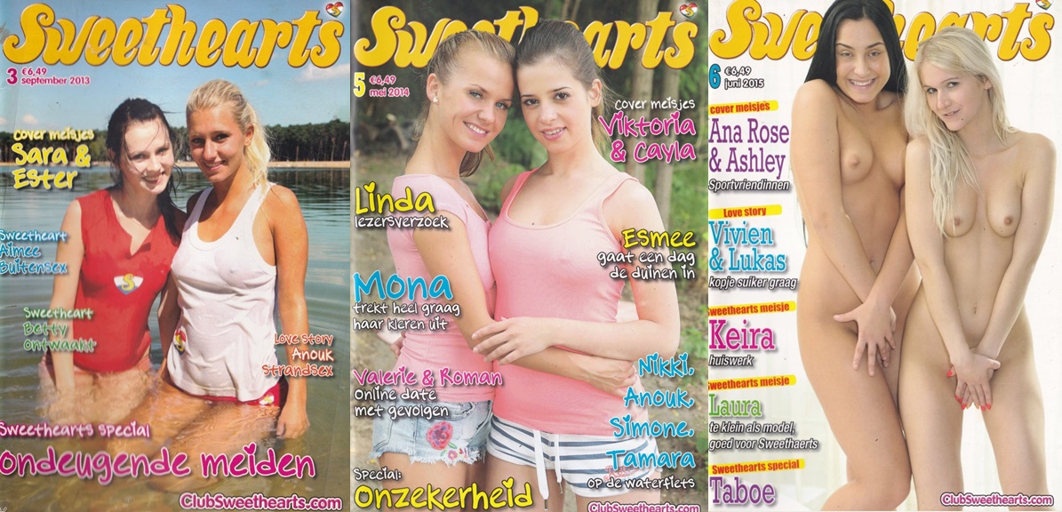 Sweethearts (комплект из 5 журналов) [All sex, Erotica, Solo, Lesbians, Teen] [2013-2016, Нидерланды, PDF]