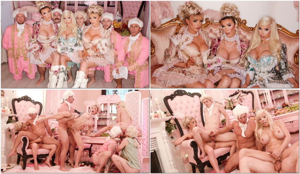 [EvilAngel.com] Aubrey Kate, Brittney Kade, Angellica Good, Reese Rideout, Sage Roux, Austin Rex / Let Them Eat Cock [23.05.2025., Shemale, Tranny, Male on shemale, Lingerie, Big Tits, Group Sex, Anal/Oral Sex, Bareback, Hardcore, Cumshot.,..720p, SiteRip