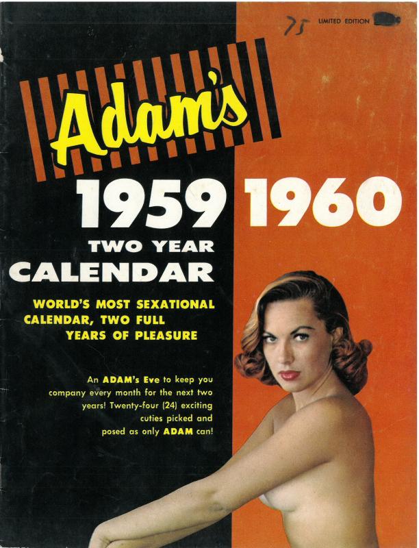 Adam 1959-1960 two year calendar 1960 [Erotic] [1959-60, США, JPG]