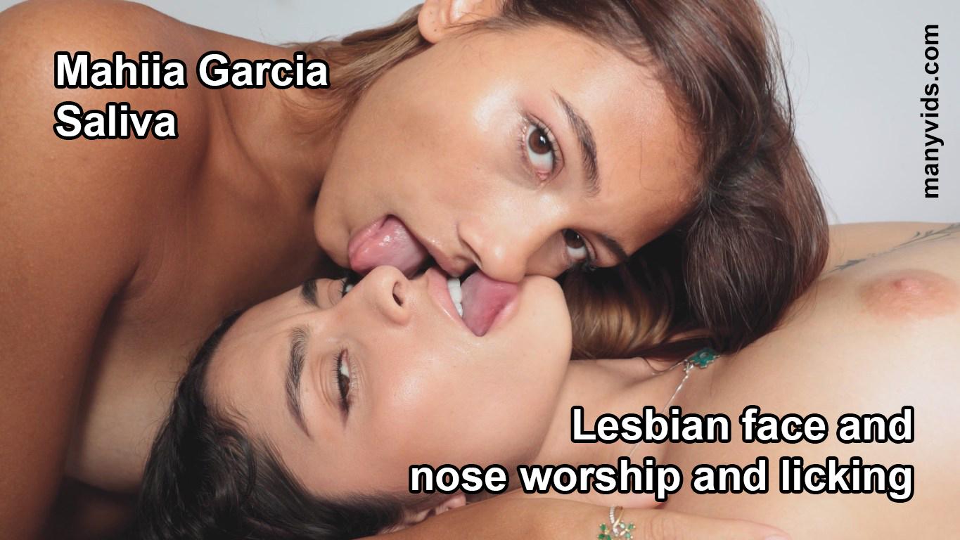 [4.07 GB] [Manyvids.com] Mahiia Garcia, Saliva – Lesbian face and nose worship and licking [2025 г., Lesbian, Nose fetish, Nose licking, Nose sucking, Kissing, Spit, 2160p, WebRip]