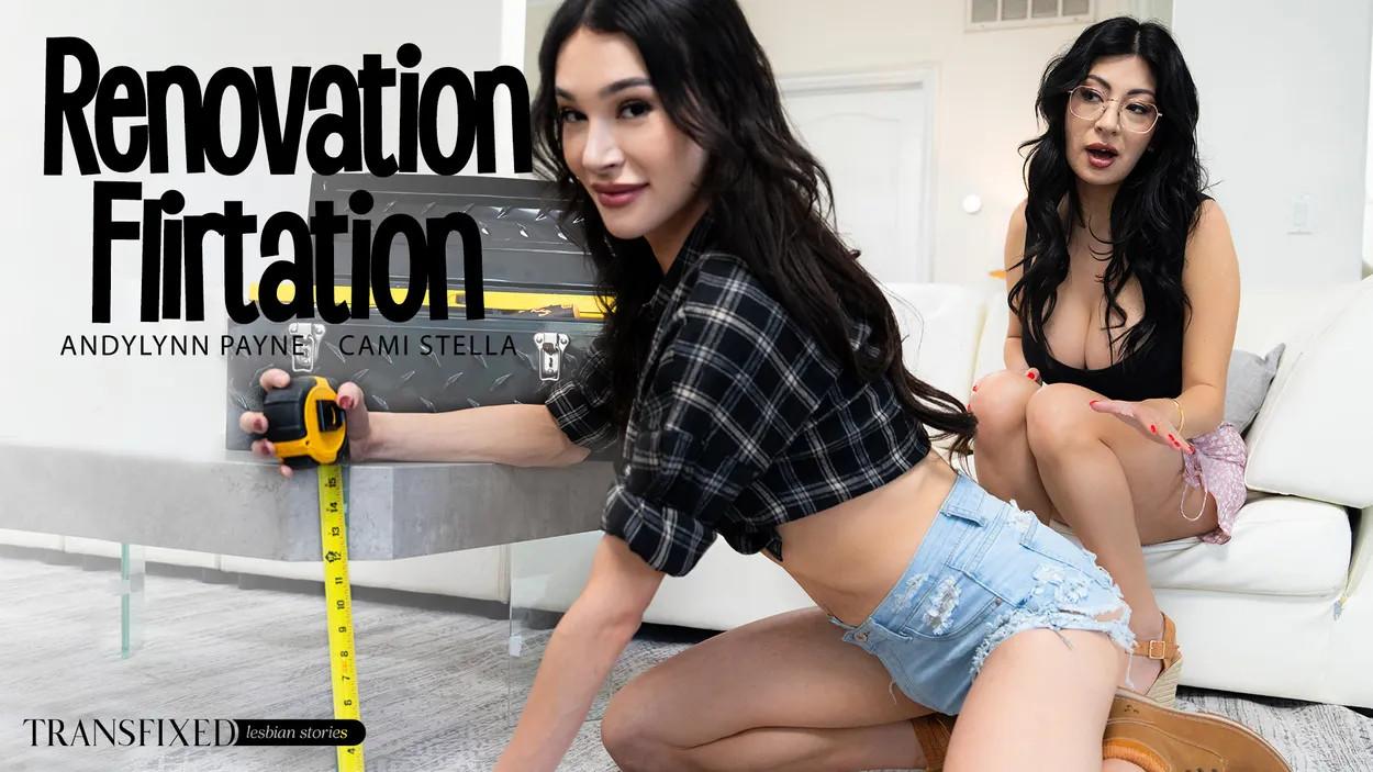 [2.44 GB] [AdultTime.com] Cami Strella & Andylynn Payne | Renovation Flirtation (04.06.2025) [2025 г., Shemale on Female, Oral, Hardcore, All Sex, Pussy Licking, Ass Licking, Bareback, Cumshot, Cum on Tits, 4K, 2160p, SiteRip]