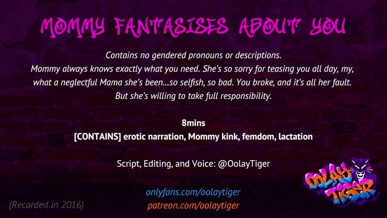 Mommy fantasises about youerotic audio narration by oolay-tiger