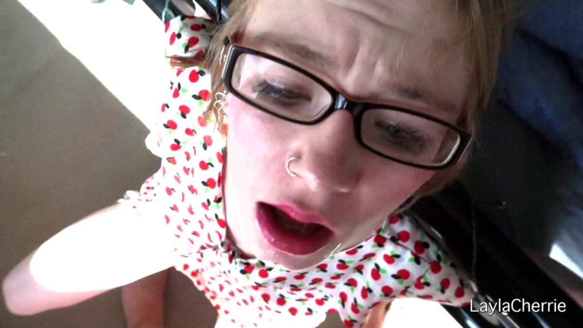 [Manyvids.com] Layla Cherrie (aka Petite Nymphet) Bondage BlowJob (03-02-2016) [2016, Bondage, Deepthroat, Gag, Glasses, Petite,, 1080p, SiteRip]