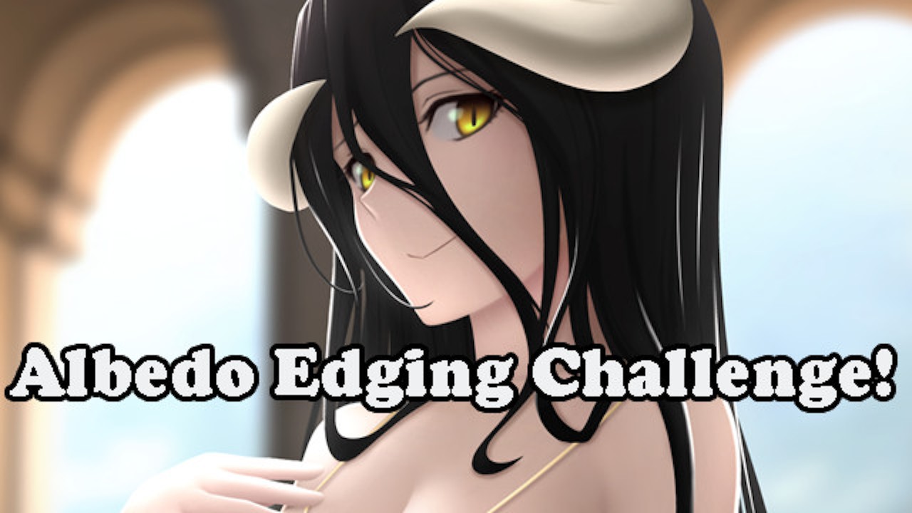 Albedo brings you to the edge overlord joi (femdom, edging, ruined orgasm, fap to the beat)