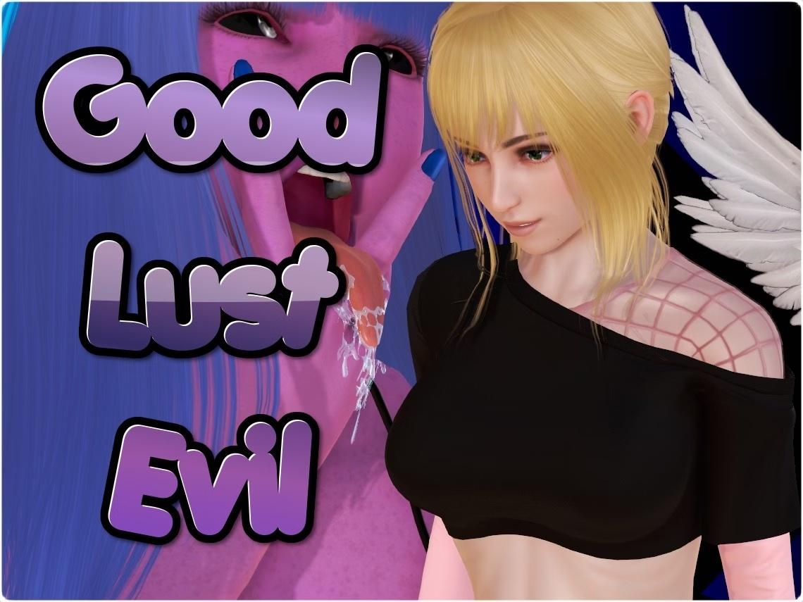 Good Lust Evil [InProgress, 0.5] (Funkie) [uncen] [2025, ADV, 3DCG, Sandbox, Female Protagonist, Anal, Vaginal, Oral, Sex toys, Group, Lesbian, Mind control, Cosplay, BDSM, Exhibitionism, Ren Py] [rus]