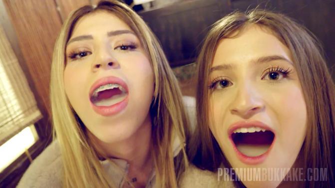 [283.4 MB] [PremiumBukkake.com] Molly and Sofia Smithx #1 - Interview [2024 г., Bukkake, Gangbang, Blowjobs, Cumshots, Swallow, Hardcore, 1080p]