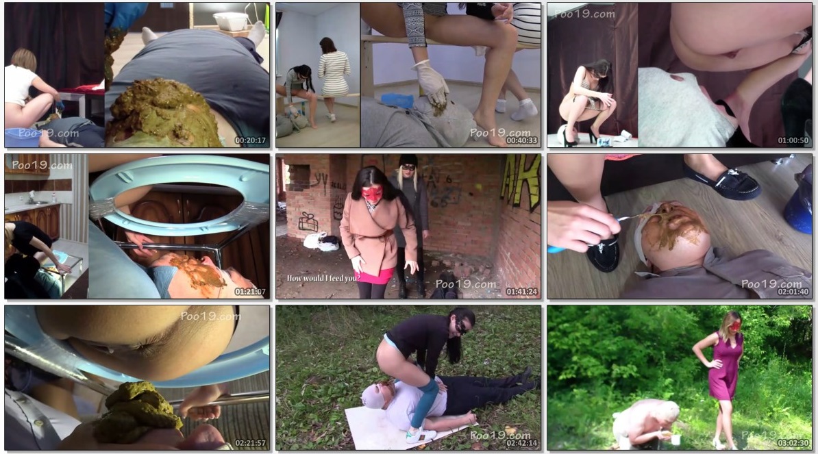 Poo19.com Best (Poo19.com) [2023 г., Compilation, Scat, Shit Eating, Russian, Humiliation, Domination, Facesitting, Human Toilet, Piss Drinking, 720p, SiteRip]