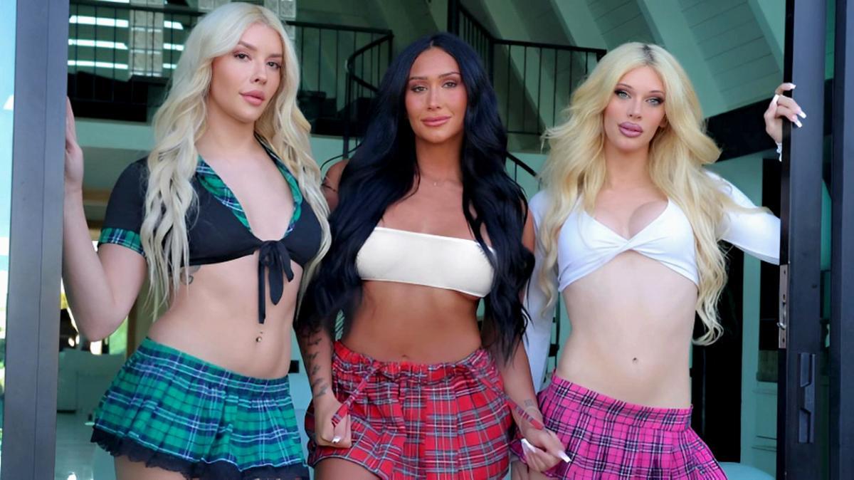 [1.91 GB] [ManyVids.com] Leah Hayes, Eris Jolie & Bella Joie - Dolls & Dudes Orgy: Trans Anatomy 69-101 (11 Aug, 2025) [2025 г., Shemale, Transsexual, Hardcore, Orgy, Big Tits, Blowjob, Anal, Bareback, Lingerie, Cumshot, 1080p]