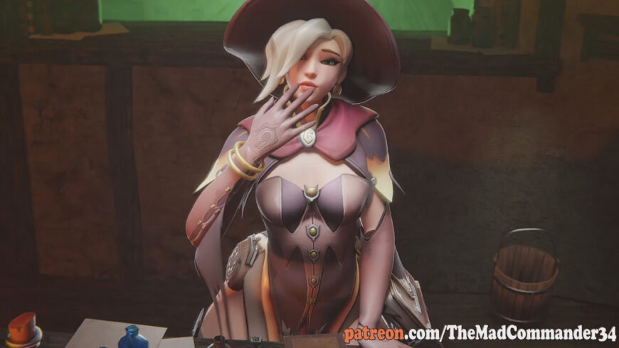 Mercy Animation (MadCommander) [2025, 3DCG, Creampie, Monsters, Oral, Parody, Vaginal, WEB-DL] [eng] [1080p]