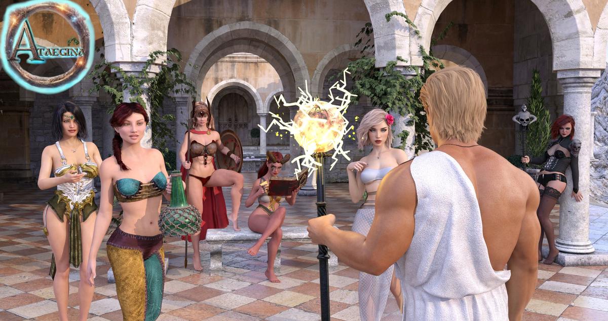 Ataegina [1.0] (Kthulian) [uncen] [2018, ADV, RPG, Sandbox, Turn-Based, 3DCG, Animation, Fantasy, Harem, Anal, Oral, Vaginal, Group, Incest, NTR/Netorare, Lesbian/Yuri, Corruption, Male Protagonist, Demon, Dragon, Elf, Monsters, Ren Py] [rus+eng]