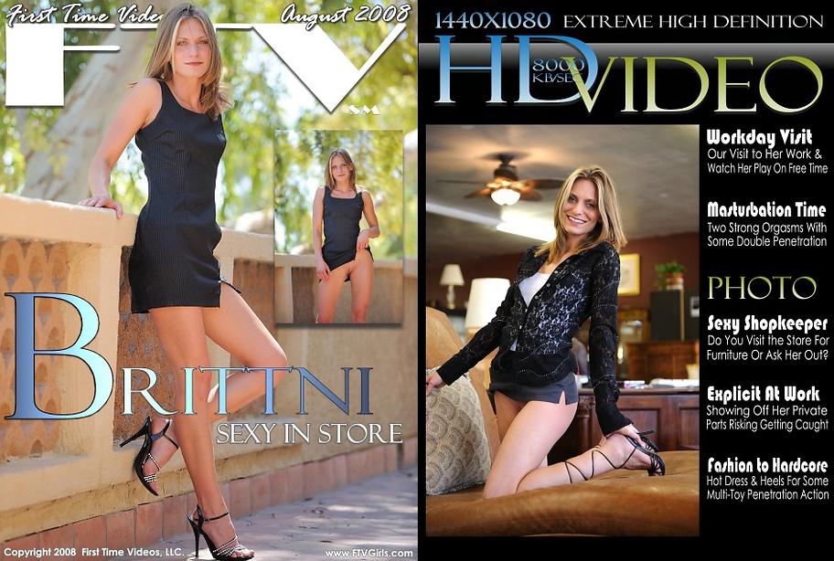 [3.65 GB] [FTVGirls.com] Brittni (Sexy In Store) [2008 г., Girl Girl, Anal, DP, Solo, Orgasm, Masturbation, Toy, Vibrator, 1080p]