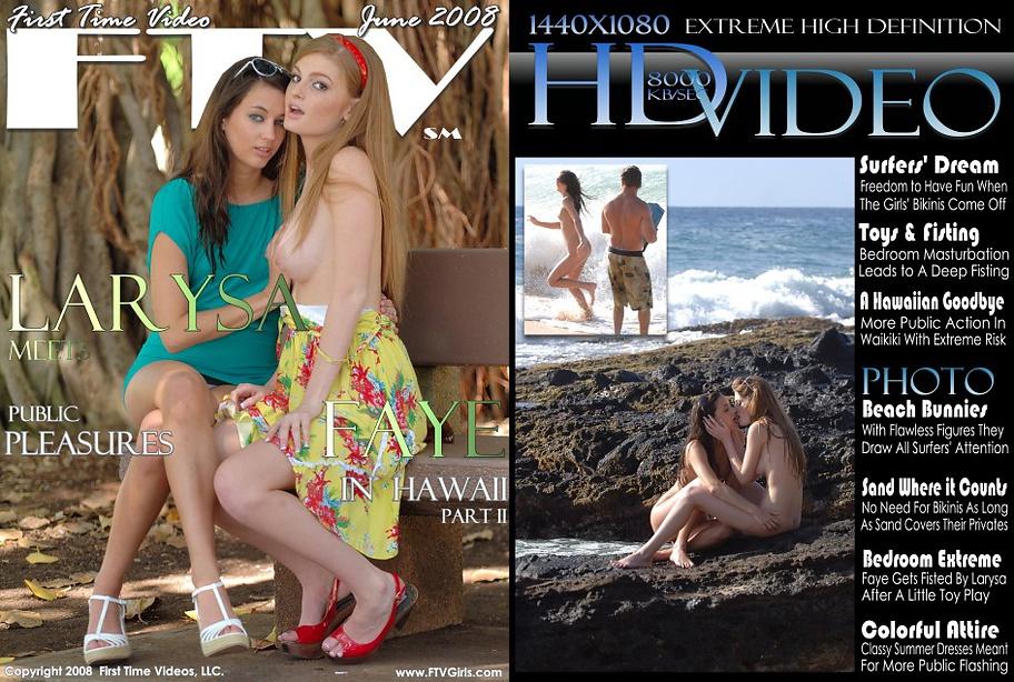 [4.12 GB] [FTVGirls.com] Faye, Larysa (Meets Public Pleasures in Hawaii 2) [2008 г., Girl Girl, Anal, Fisting, Lesbian, Orgasm, Masturbation, Toy, Vibrator, 1080p]