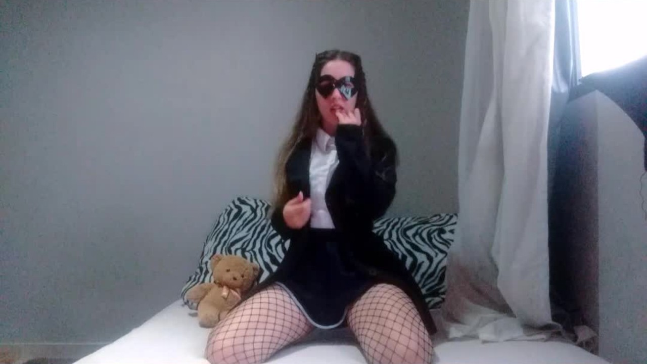 Just a cute student teasing and fingering for daddy p