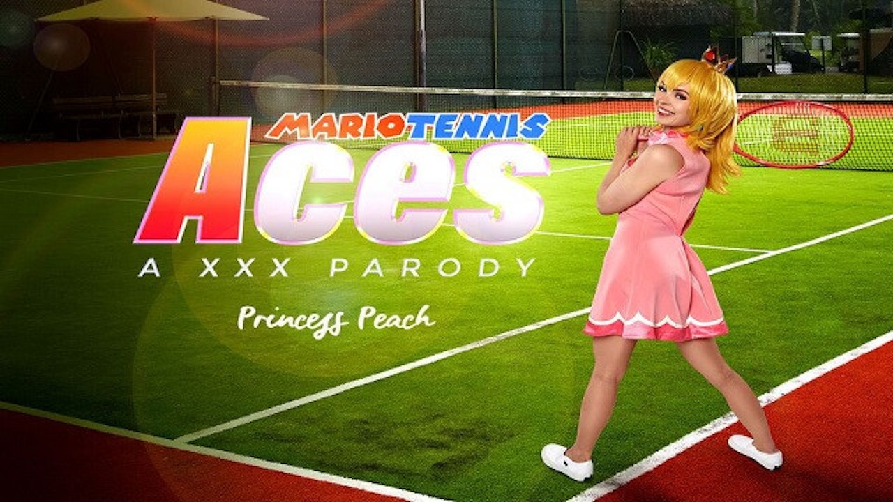 [VR Cosplay X] Blonde teen lilly bell as princess peach wants to be mario tennis ace vr porn