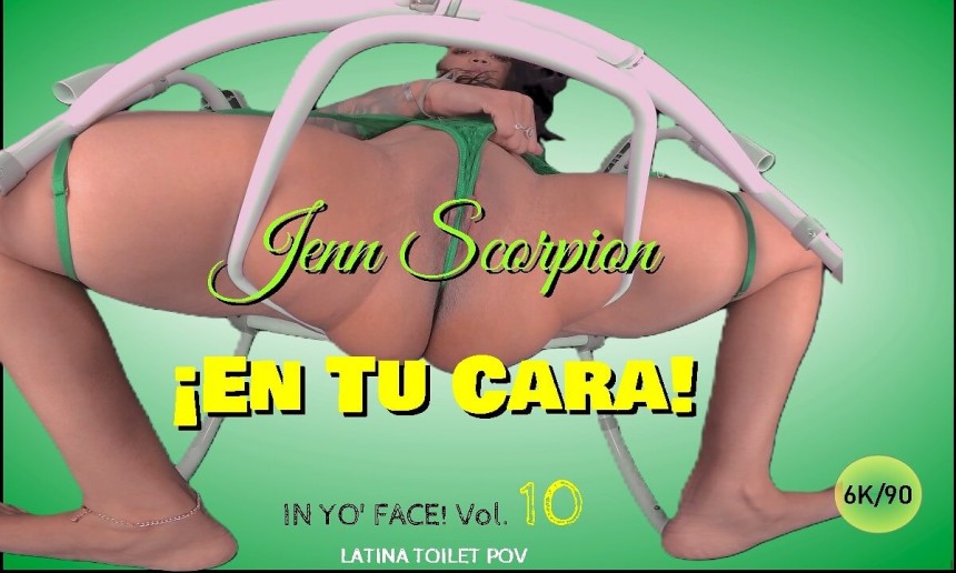 [Ebony VR Solos / SexLikeReal.com] Jenn Scorpion (En Tu Cara! - In Yo  Face! Vol. 10- Latina Toilet TPOV Jenn Scorpion Pussy Spread & Gaping) [2026 г., Amateur, Passthrough AR, Solo, VR, 180°, 6k, 2880] [Oculus Rift / Vive]
