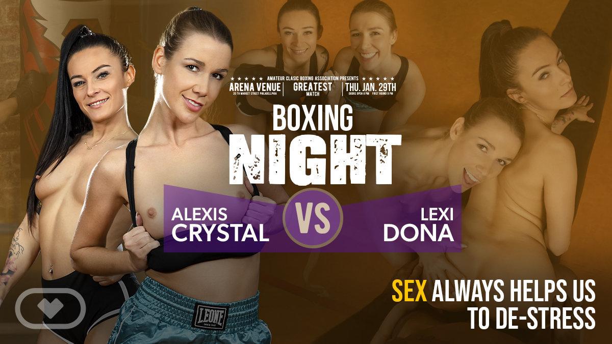 [15.02 GB] [VirtualRealPorn.com] Alexis Crystal, Lexi Dona - Boxing Night [2026-01-29, Athletic Body, Ball Licking, Blowjob, Brunette, Cowgirl, Cum On Pussy, Cum on Stomach, Cumshots, Doggy Style, Double Blowjob, Hairy Pussy, Hardcore, MILF, Missionary, Natural Tits, POV, Reverse Cowgirl, Threesome, Trimmed Pussy, VR, 8K, 3840p] [Oculus Rift / Vive]