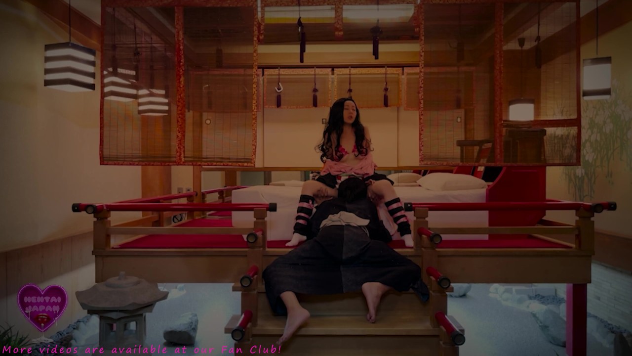 Камадо незуко трахается в районе красных фонарей ёсивара кимэцу но яиба1 часть из 3