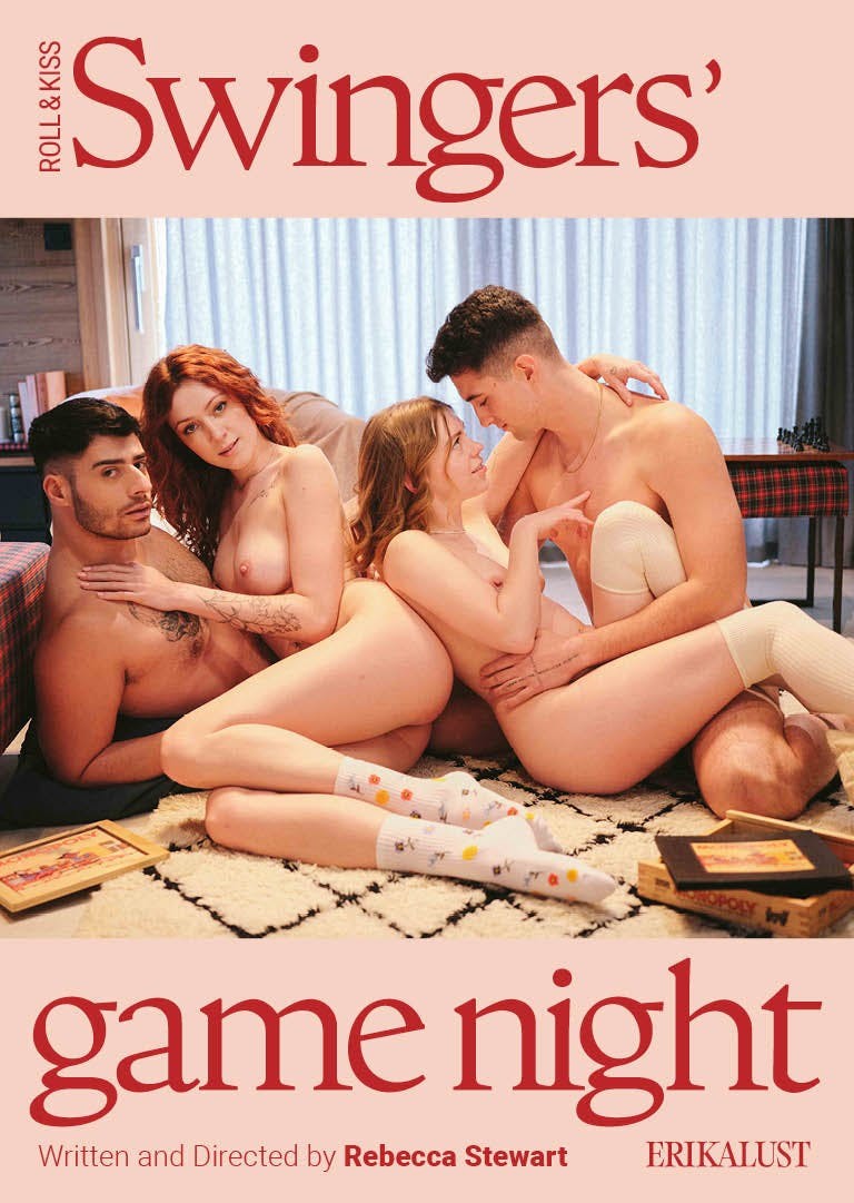 [ErikaLust.com] Migi Stardust, Cherry Candle, Dave Candle, Jimmy Bud, Dave & Cherry - Roll & Kiss: Swingers  Game Night [2025-01-30, Groupsex, Heterosexual, Real Couples, Rebecca Stewart, Erika Lust Films, 1080p, SiteRip]